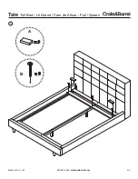 Предварительный просмотр 4 страницы Crate&Barrel Tate Series Assembly Manual