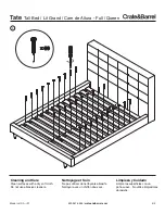 Предварительный просмотр 5 страницы Crate&Barrel Tate Series Assembly Manual