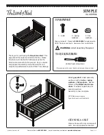 Preview for 2 page of Crate&Barrel The Land of Nod SIMPLE Manual