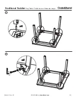 Предварительный просмотр 3 страницы Crate&Barrel Traditional Toddler Play Table Manual