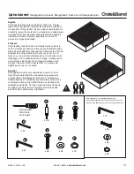 Crate&Barrel Upholstered Manual предпросмотр