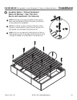 Preview for 9 page of Crate&Barrel Upholstered Manual