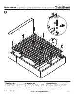 Preview for 11 page of Crate&Barrel Upholstered Manual