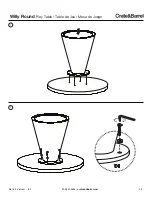 Предварительный просмотр 3 страницы Crate&Barrel Willy Round Quick Start Manual