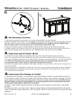 Preview for 4 page of Crate&Barrel Winnetka Manual