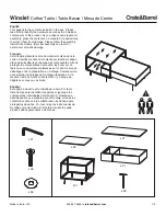 Preview for 1 page of Crate&Barrel Winslet Series Assembly Manual