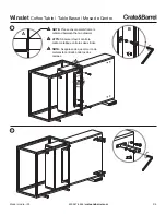 Preview for 2 page of Crate&Barrel Winslet Series Assembly Manual