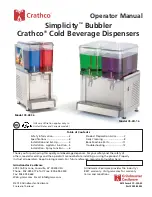 Crathco Simplicity CS-2D-16 Operator'S Manual preview