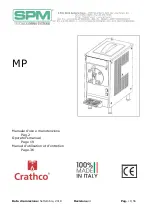 Crathco SPM MP Operator'S Manual preview