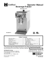 Crathco Standard 3311 Operator'S Manual preview