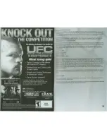 Предварительный просмотр 18 страницы Crave Entertainment UFC TAPOUT Manual