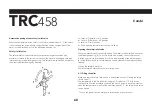 Предварительный просмотр 60 страницы CRAWLER TRC 458 User Manual