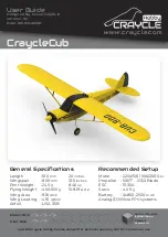 Craycle Hobby CraycleCub User Manual предпросмотр