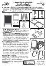 Предварительный просмотр 4 страницы Crayola Creative Fun Double Easel Assembly Instructions