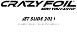 Crazy Foil JET SLIDE 2021 Assembly Manual preview