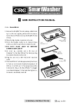 Предварительный просмотр 16 страницы CRC SmartWasher SW-23 User Instruction Manual