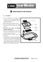 Предварительный просмотр 20 страницы CRC SmartWasher SW-23 User Instruction Manual