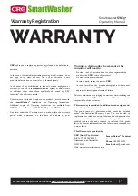 Preview for 14 page of CRC Smartwasher SW-37 Operating Manual