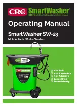 CRC SnartWasher SW-23 Operating Manual preview