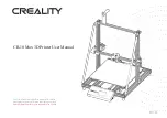 Creality CR-10 Max User Manual preview