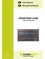 Preview for 1 page of CreamWare Prodyssey ASB User Manual