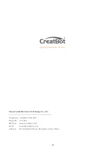 Preview for 34 page of CreatBot DX User Manual