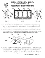 Preview for 3 page of Create table 546Wd Assembly Instructions