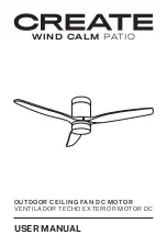 Preview for 1 page of Create WIND CALM PATIO User Manual