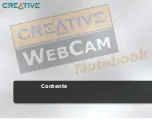 Preview for 3 page of Creation WebCam Notebook User Manual