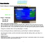 Предварительный просмотр 3 страницы Creative Arcades 4701 Elegent Arcade Quick Start Manual