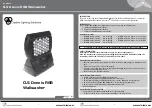 Предварительный просмотр 1 страницы Creative Lighting Solutions Dennis RGB User Manual