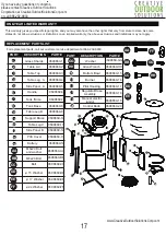 Предварительный просмотр 17 страницы Creative Outdoor Solutions FHTA80008 Manual