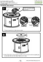 Preview for 10 page of Creative Outdoor Solutions FTS60981R Manual