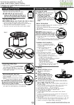 Preview for 11 page of Creative Outdoor Solutions FTS60981R Manual