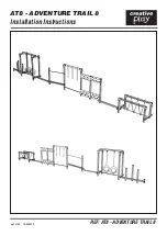 Предварительный просмотр 1 страницы Creative Play ADVENTURE TRAIL 8 Installation Instructions Manual