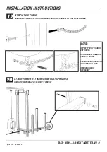 Предварительный просмотр 18 страницы Creative Play ADVENTURE TRAIL 8 Installation Instructions Manual