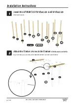 Preview for 7 page of Creative Play DART ACTIVITY CENTRE ROUND Installation Instructions Manual