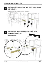 Preview for 11 page of Creative Play DART ACTIVITY CENTRE ROUND Installation Instructions Manual