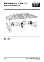 Creative Play HIPPED ROOF SHELTER CP046/HR Assembly Instructions Manual preview