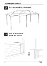 Предварительный просмотр 12 страницы Creative Play HIPPED ROOF SHELTER CP046/HR Assembly Instructions Manual