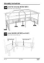 Предварительный просмотр 13 страницы Creative Play HIPPED ROOF SHELTER CP046/HR Assembly Instructions Manual