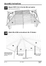 Предварительный просмотр 19 страницы Creative Play HIPPED ROOF SHELTER CP046/HR Assembly Instructions Manual