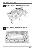 Предварительный просмотр 20 страницы Creative Play HIPPED ROOF SHELTER CP046/HR Assembly Instructions Manual