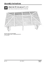 Предварительный просмотр 25 страницы Creative Play HIPPED ROOF SHELTER CP046/HR Assembly Instructions Manual