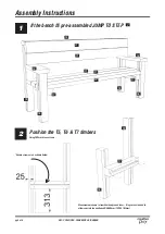 Предварительный просмотр 5 страницы Creative Play PARK BENCH - STANDARD CP049/PBS Assembly Instructions Manual