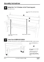 Предварительный просмотр 8 страницы Creative Play PARK BENCH - STANDARD CP049/PBS Assembly Instructions Manual