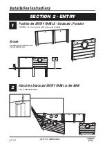 Предварительный просмотр 22 страницы Creative Play QUARTER MASTER Installation Instructions Manual