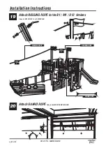 Предварительный просмотр 44 страницы Creative Play QUARTER MASTER Installation Instructions Manual