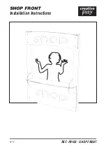 Creative Play SHOP FRONT Installation Instructions Manual preview