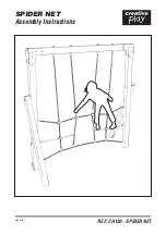 Creative Play SPIDER NET Assembly Instructions Manual preview